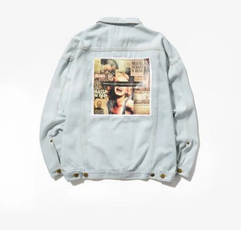 2017 модные ретро джинсовые куртки с вышивкой в стиле Харадзюку для мужчин и женщин