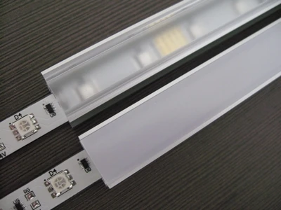 

U-Shape Aluminum Channel/ Profiles for surface and recessed LED strip installation, Slim Compact Design Pack of 10*1m, Free Ship