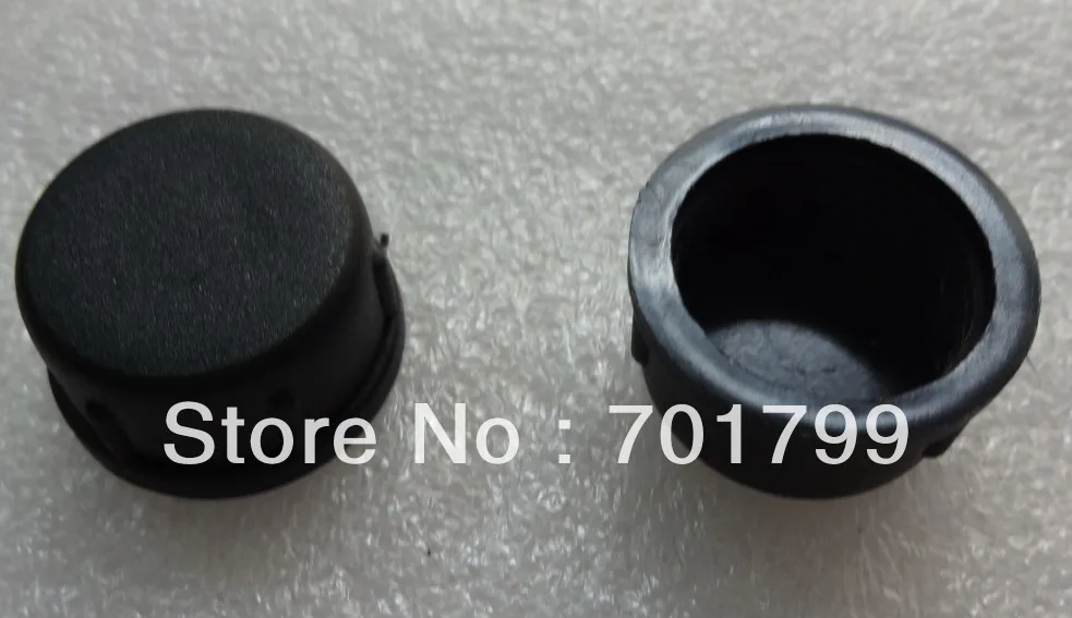 Пластиковая торцевая крышка для черной водонепроницаемой свиной хвоста 15 мм без