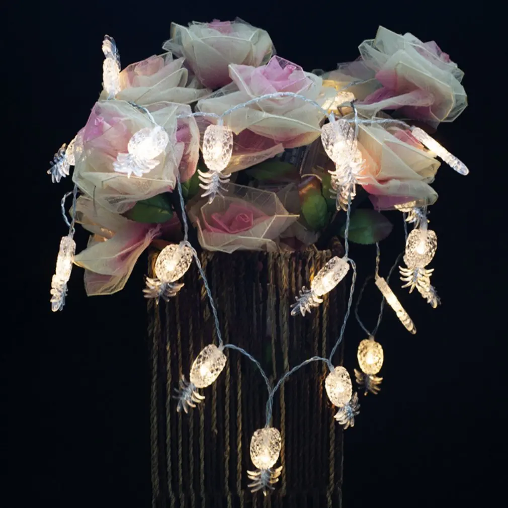 Fairy Lamp 20 LED White Round Ball Lights String Battery Powered Home Festival Christmas Decoration indoor | Освещение