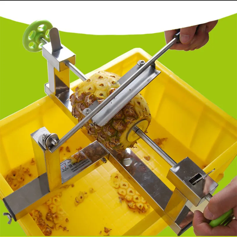 Основные Нержавеющая сталь Ананас Slicer Пилер Резак Кухня фруктов магазин