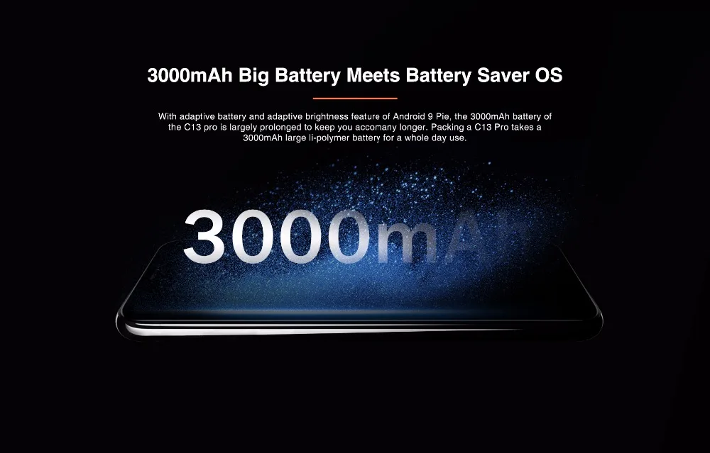 OUKITEL C13 Pro 5G/2,4G wifi 6,1" 19:9 Android 9,0 MT6739 3000mAh 4G LTE 2 Гб ram 16 Гб rom 8 Мп+ 5 Мп отпечаток пальца