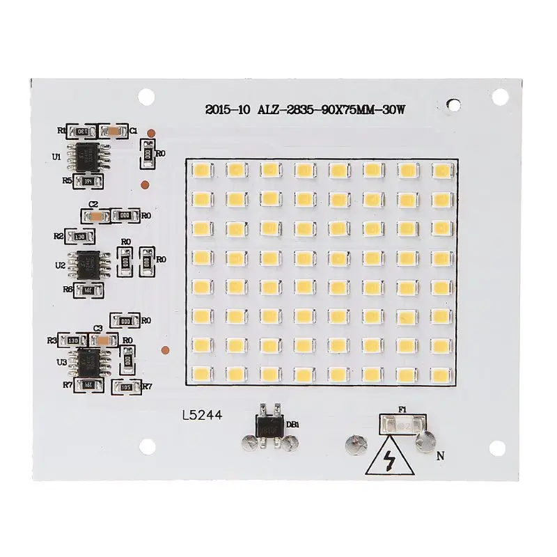 220V 10/20/30/50/100W светодиодный проектирование светильник Панель с поверхностным монтажом, с чипом для лампы с теплым белым умная ис(интеграционная схема фасоли точечный светильник источник декор для