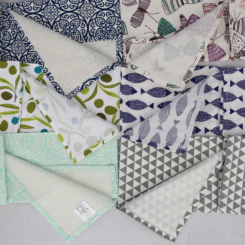 салфетки ткань Новое поступление Европейский с рисунком из чистого хлопка