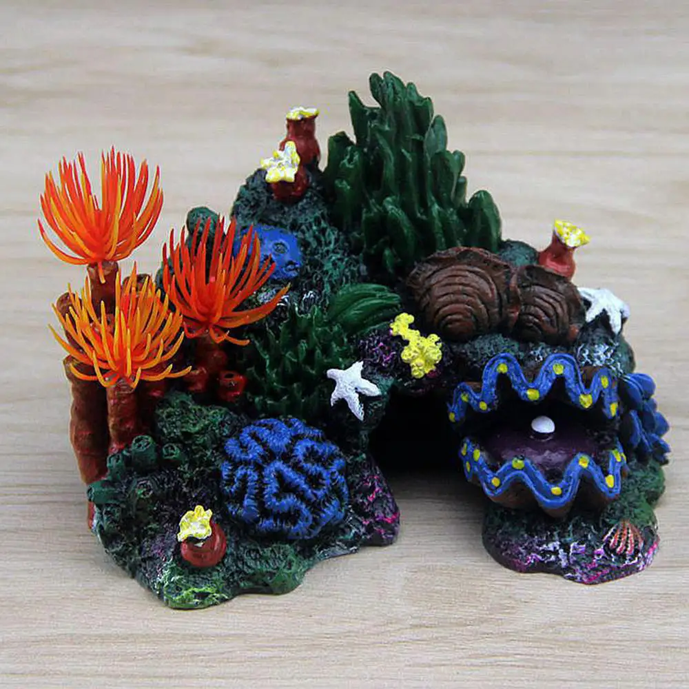 Аквариум Ландшафтная Коралловая ракушка Rockery аквариум для просмотра украшения из кораллов