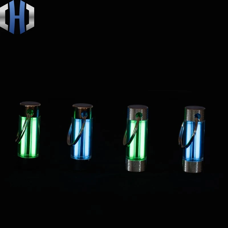 Кольцо для ключей Tritium Tube двойное кольцо трубка самоосвещающаяся флуоресцентная