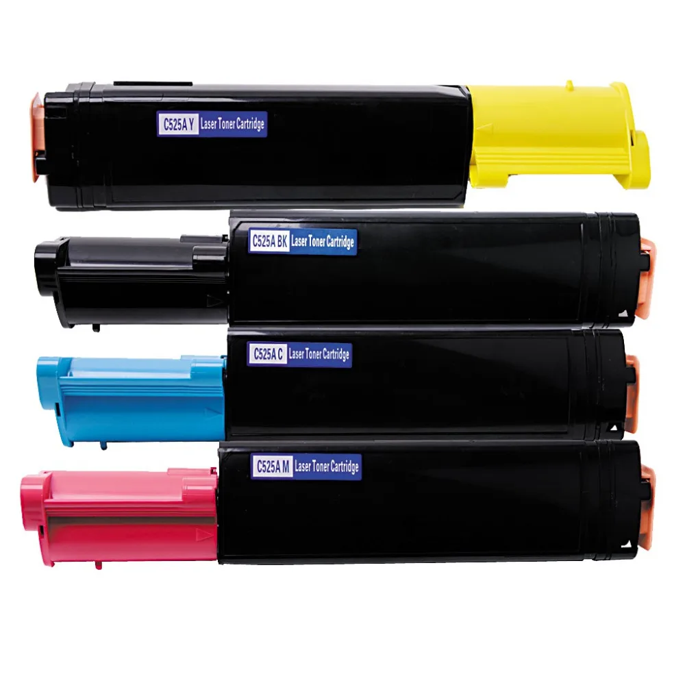 

4000 BK C M Y Pages Toner Cartridge Compatible For Xerox 106R01221 106R01218 106R01220 For XR Docuprint C525A C2090A