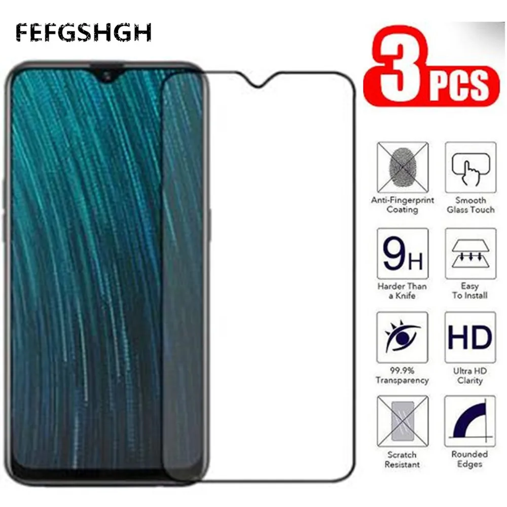OPPO A5S стеклянная пленка для полного покрытия CPH1909 A 5s OPPOA5S AX5S Защитная экрана