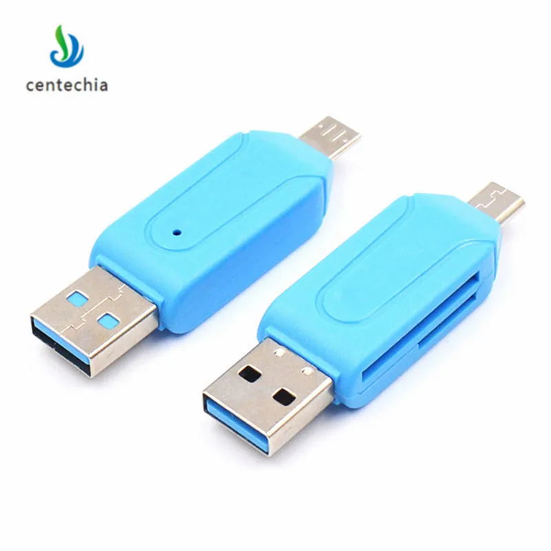 Centechia высококачественный мини USB 2 0 кардридер для Micro SD карты TF адаптер Plug and Play