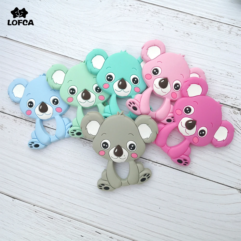LOFCA 1 шт. силиконовый Прорезыватель для зубов животное коала детская