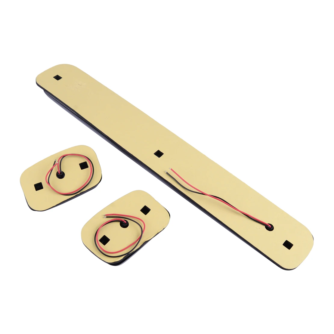 

beler 3Pcs 12V ABS Black Smoke Cab Roof Running Amber LED Lights Fit for Chevrolet Silverado GMC Sierra 2500 HD 3500 HD