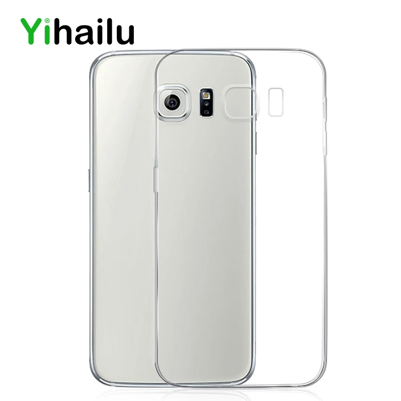 Для samsung Galaxy S6 чехол TPU Защитите Камера прозрачный мягкий силикон ультра тонкий