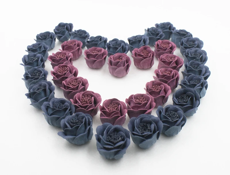 

DIY маленький цветок из синтетической кожи для ручной работы и украшения головной убор аксессуары для волос 5 шт./лот