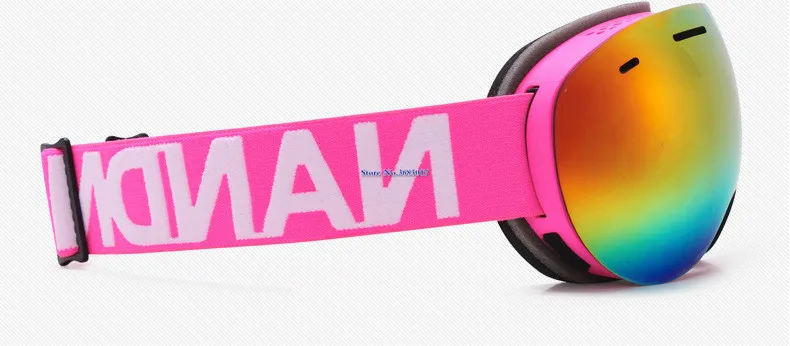 NANDN лыжные очки двойные слои UV400 Анти-туман большой Лыжная маска очки Лыжный Спорт Для мужчин Для женщин Горные лыжи сноуборд очки с Оригинальная коробка