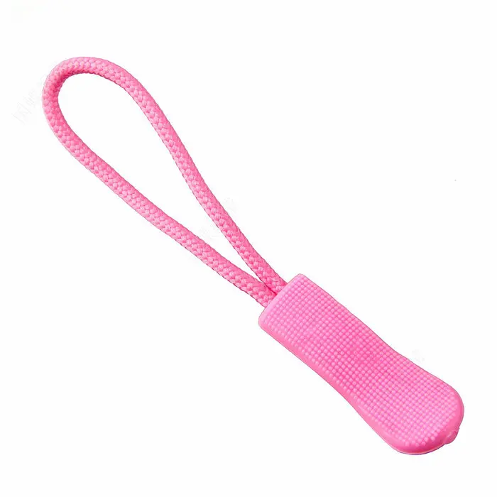 Pink 10 шт., фиксатор на молнии, фиксатор на веревке, фиксатор на молнии, сменный зажим, слайдер, дорожная сумка, чемодан, одежда, рюкзак, веревка - Цвет: Pink