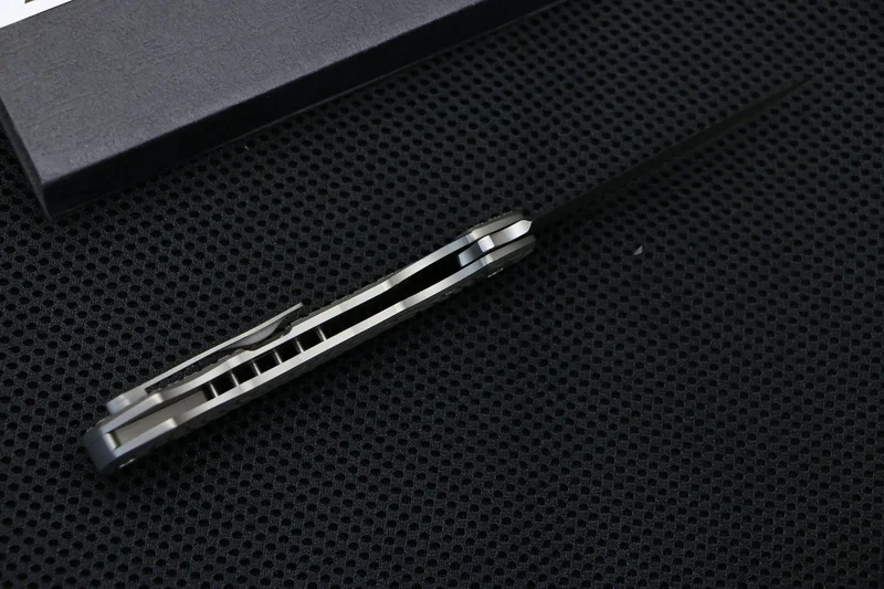 Складной нож Флиппер TIGEND ZT0452 лезвие D2 рукоятка из титанового сплава TC4 карманные