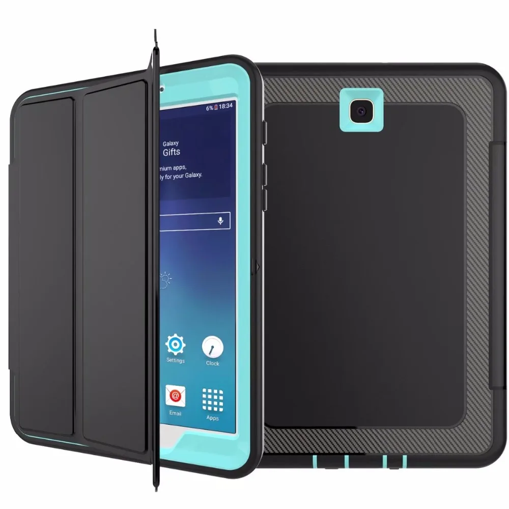 Умный кожаный чехол для Samsung Galaxy Tab S2 8 0 SM-T710 T715 новый чехол-книжка с откидной