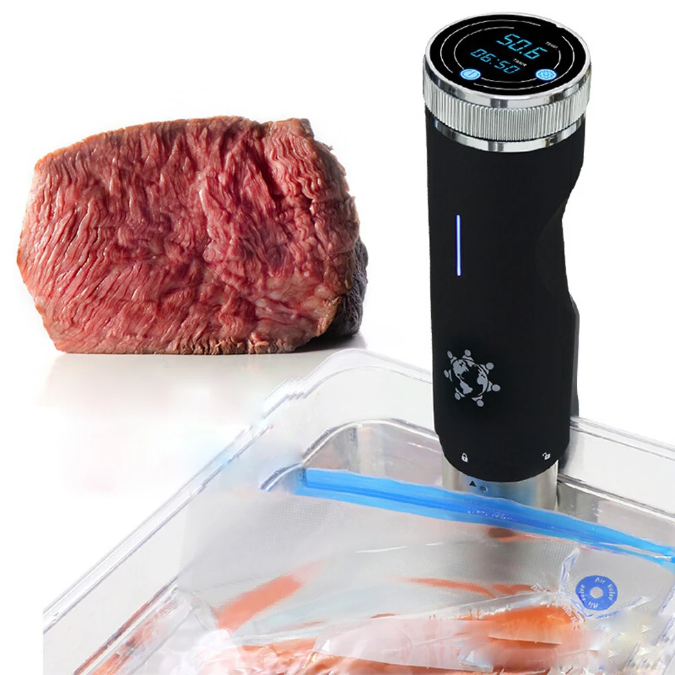Вакуум медленно Sous Vide плита для готовки 1300 Вт Мощный погружной циркулятор ЖК