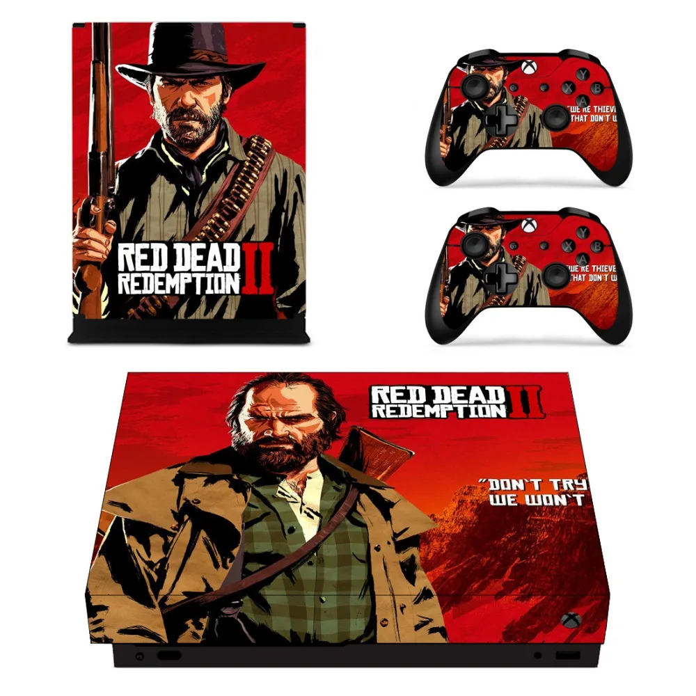 Красные мертвые наклейки для Xbox One X консольный контроллер виниловые наклейки Кожа Новое поступление Чехол протектор