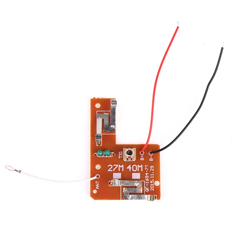 4CH RC пульт дистанционного управления 27 МГц схема PCB передатчик и приемник плата Радио система 4,5 v-6 v для игрушечного автомобиля