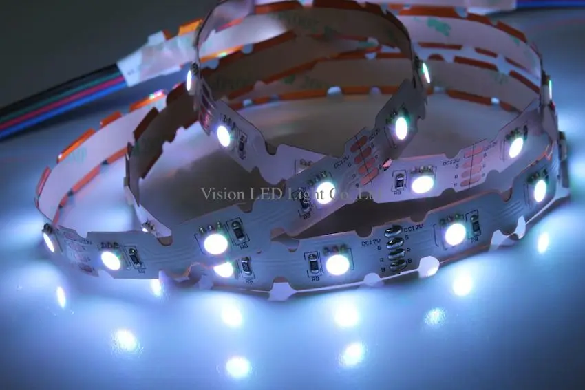 Rgb или светодиодная лента белого цвета 42 шт. 5050 светодиодов на метр 12 мм FPC ww(3000-3500k)