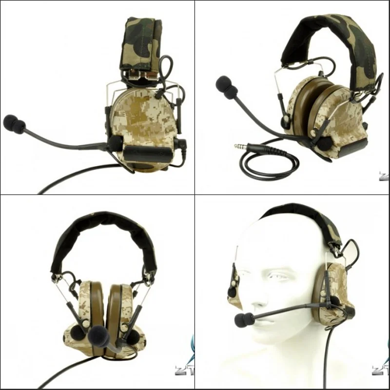 Z Tactical Comtac II наушники с шумоподавлением военные охотничьи страйкбольные
