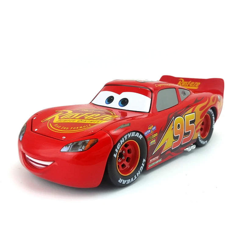 Disney &quotТачки 3 больших № 95 Lightning McQueen Cruz Ramirez Джексон Storm металлического литья под