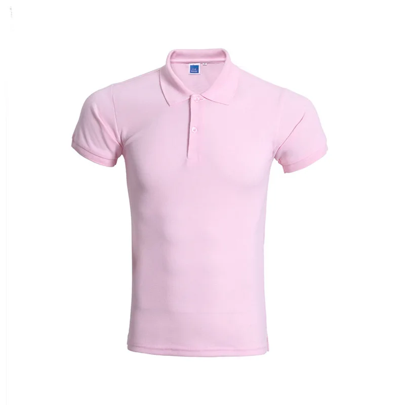 Рубашка поло мужская с коротким рукавом брендовая однотонная Повседневная