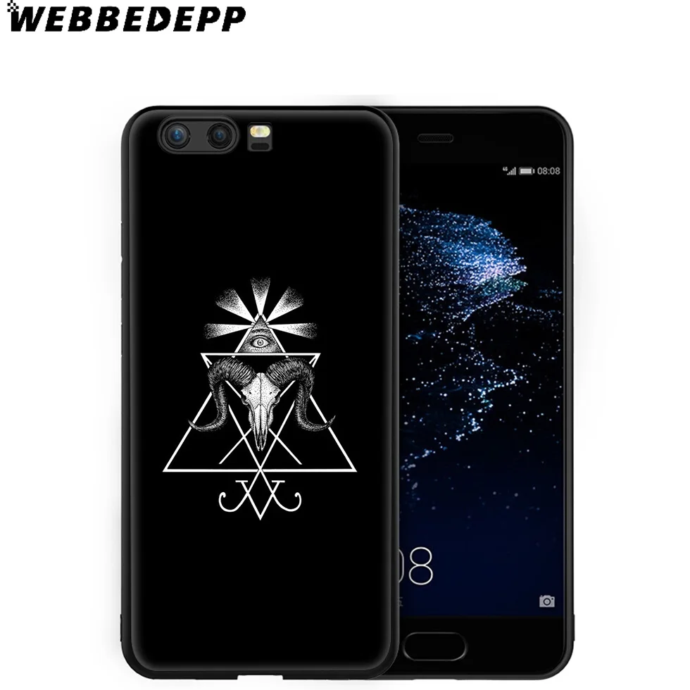 WEBBEDEPP Devil Satan мягкий чехол для Huawei P8 P9 P10 P20 P30 Lite Pro P Smart Z Plus 2019 Y6 Prime 2018 2017 Mini |