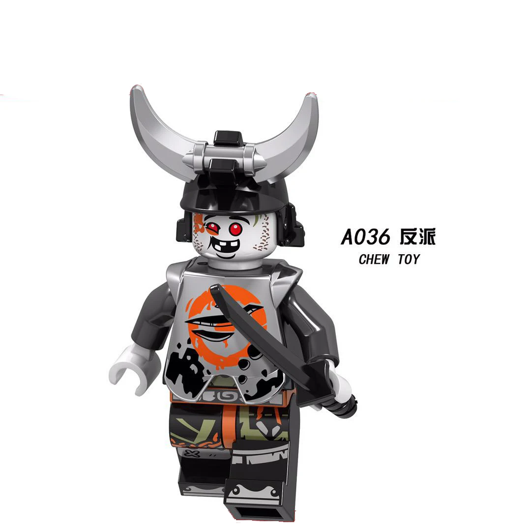 Золотой Для мотоцикла ниндзя, фигурки, Kai Jay Zane Nya Lloyd Garmadon WU с оружием, строительные блоки, кирпичи, игрушки - Цвет: Золотой