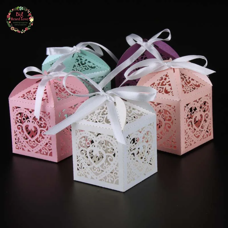 

Коробка для конфет в форме сердца, 50 шт.