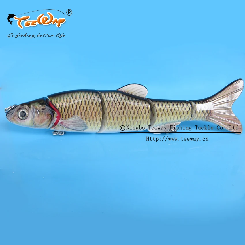 Новый продукт Рыболовная Приманка 5 сегментов Swimbait Crankbait тяжелая приманка