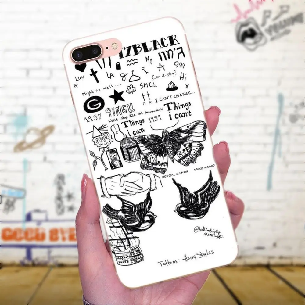 Мягкий чехол-накладка с принтом бабочки One Direction Harry Styles для Huawei Mate 7 8 9 10 20 P8 P9 P10 P20 P30