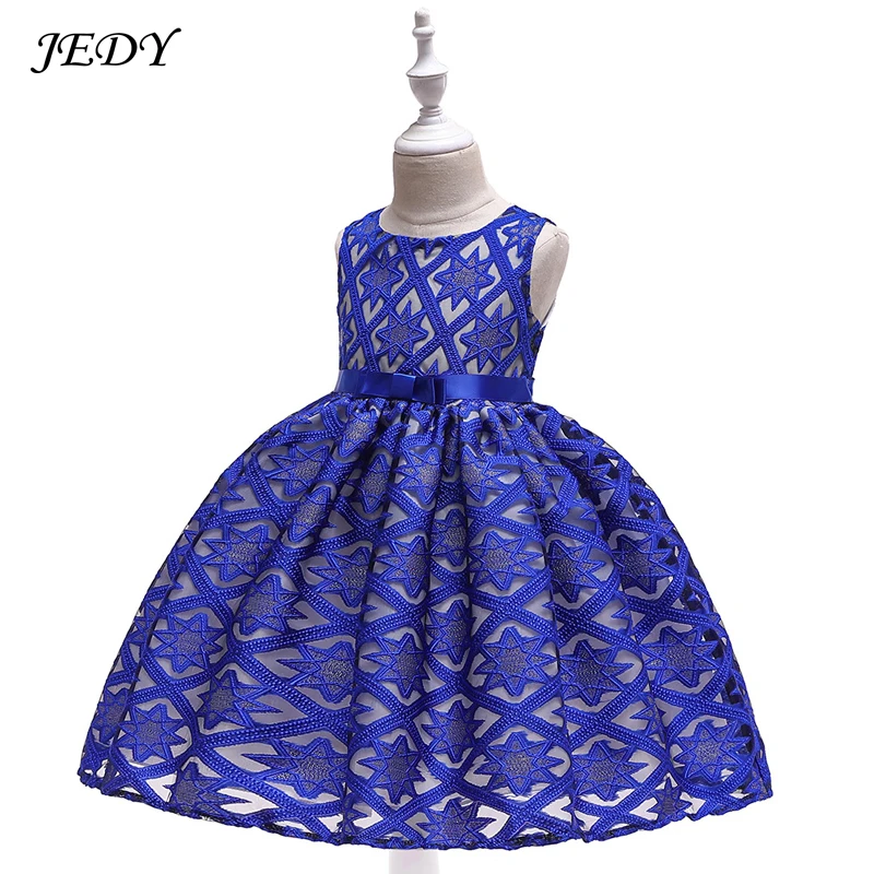 New Summer 4 To 13 Years Little Girls Pure Cotton Lining Party Costume Dress Kids Baby Princess Dresses 5 6 7 8 9 10 11 12 Year | Детская