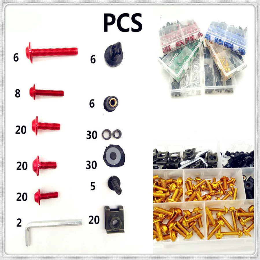 Мотоциклетные Обтекатели болты коробка крепежные зажимы винтовые гайки для KTM