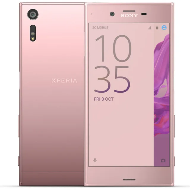 Pink Разблокированный смартфон sony Xperia XZ F8331/F8332 ram 3GB GSM Dual Sim 4G LTE Android quad core 5," 23MP wifi gps 2900mAh - Цвет: Pink