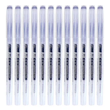 

12 pcs Simple smooth matte business office gel pen 0.5mm free shipping