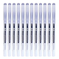 12 pcs simple smooth matte business office gel pen 0 5mm free shipping