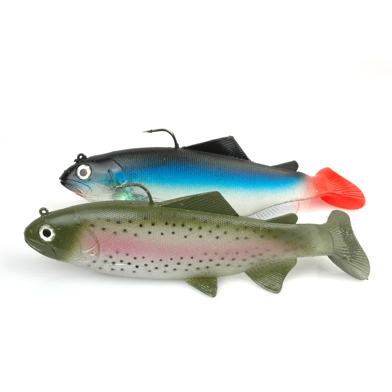 

Vissen 20cm 137g Soft Lures Sea Fishing Big Games Trolling Lure Lifelike Fishing Lures Swimbait Deep Sea Lead Big Fish Bass Bait