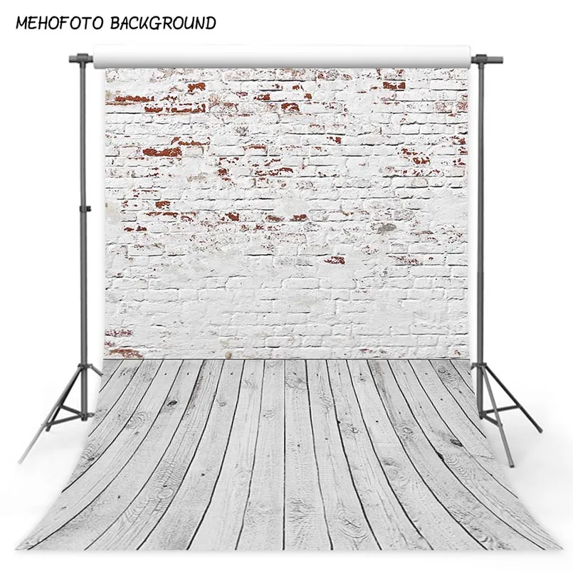 Ретро фон для портретной фотосъемки с изображением детской доски и пола