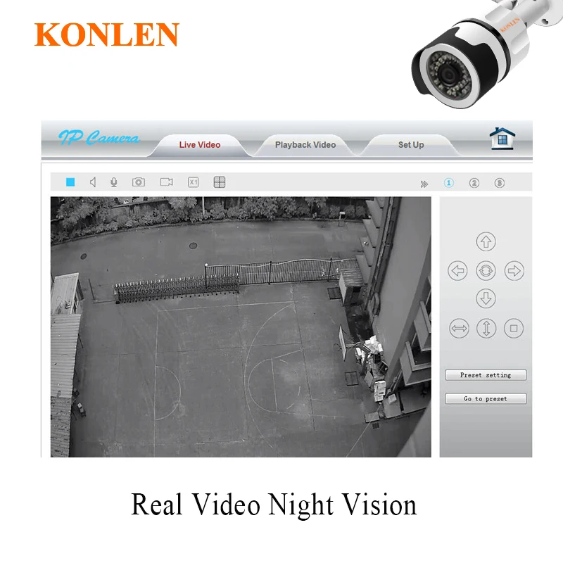 Full HD 2MP IP камера 1080P WIFI Наружная цилиндрическая Водонепроницаемая Micro SD карта 36 Led 4