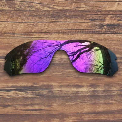 Purple Mirrored ToughAsNails поляризованные Сменные линзы для солнцезащитных очков с радаром Оукли-несколько вариантов - Цвет линз: Purple Mirrored