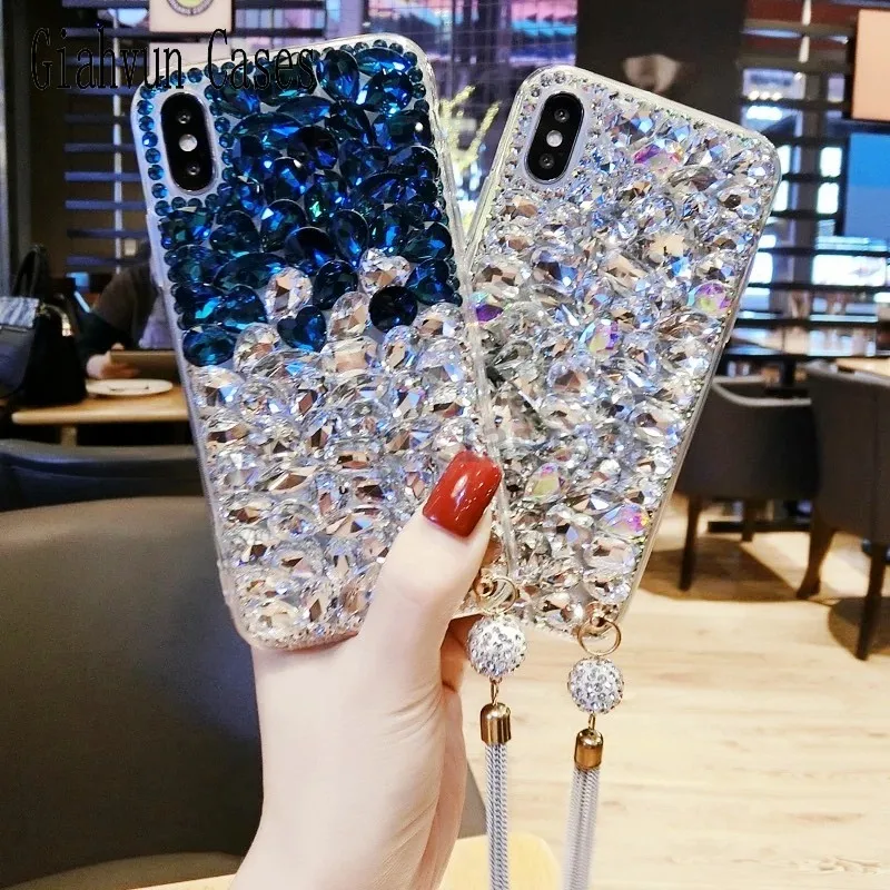 Bling С кристалалми и стразами все включено кисточкой подарок Shell Для Huawei NOVA nova2