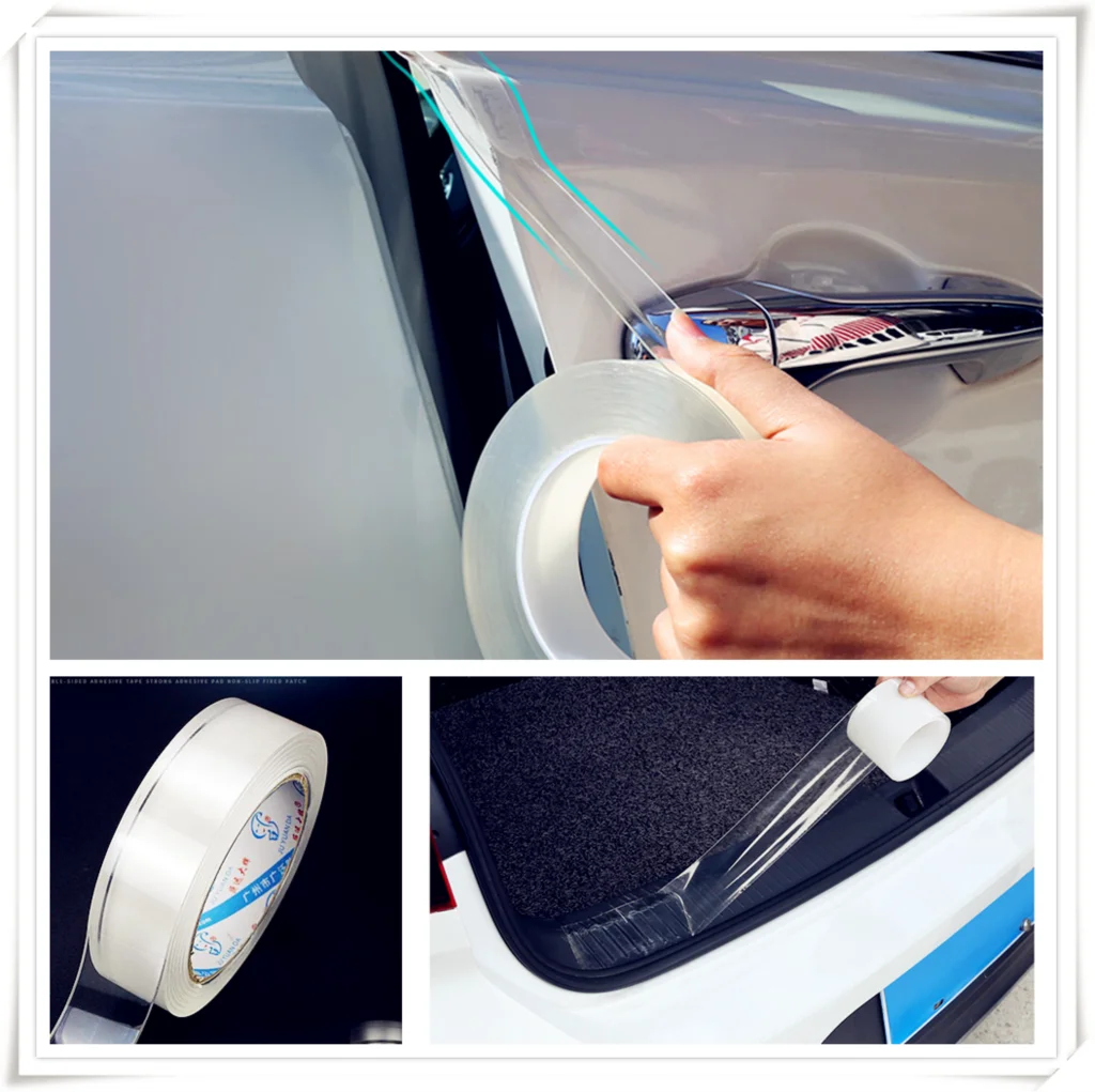 Автомобильная двойная siede наклейка на порог защитная лента Авто полоса для Kia Forte