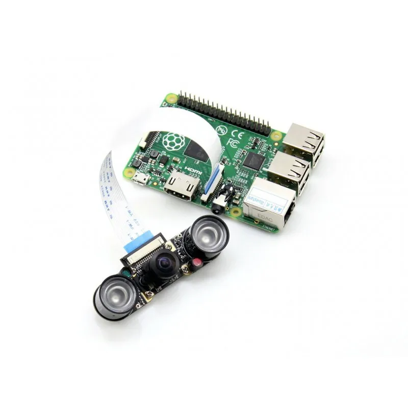 Камера Raspberry Pi 2 (H) с объективом рыбий глаз широкое поле обзора поддержка ночного