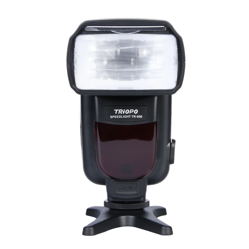 Triopo TR-950 вспышка светильник Speedlite универсальный для Fujifilm Olympus Nikon Canon 650D 550D 450D 1100D 60D 7D 5D камеры