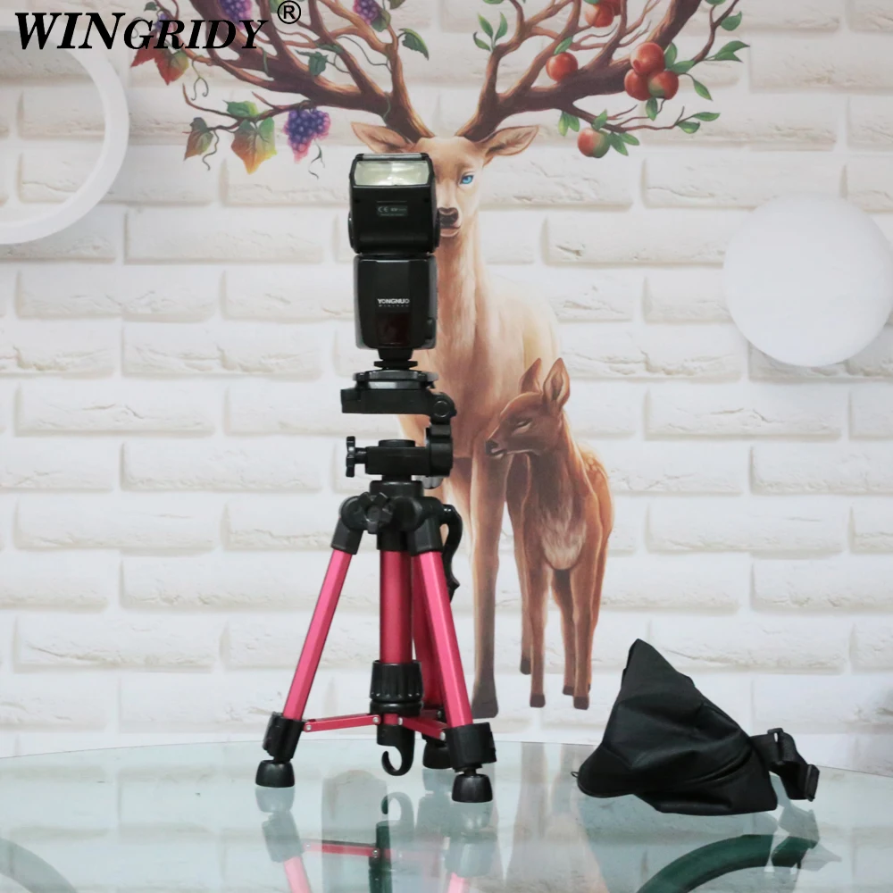 WINGRIDY Профессиональный штатив для камеры штатив для Canon Nikon sony DSLR камера видеокамера миниатюрный крючок для рыбалки живой Штатив для телефона камеры