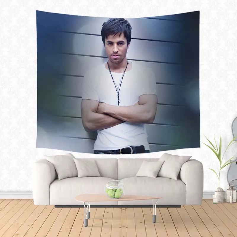 Enrique Iglesias настенный гобелены Коврик для йоги Модные постельные покрывала Пикник коврики скатерть персонализированное пляжное полотенце