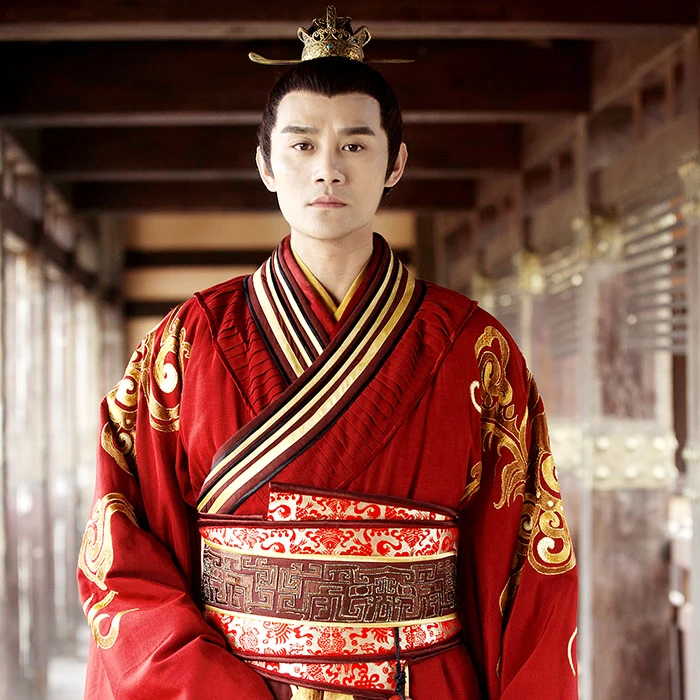 Красный свадебный костюм принца цзиня Императорский костюм ТВ плей Lang Ya Bang Nirvana in Fire мужской костюм Hanfu