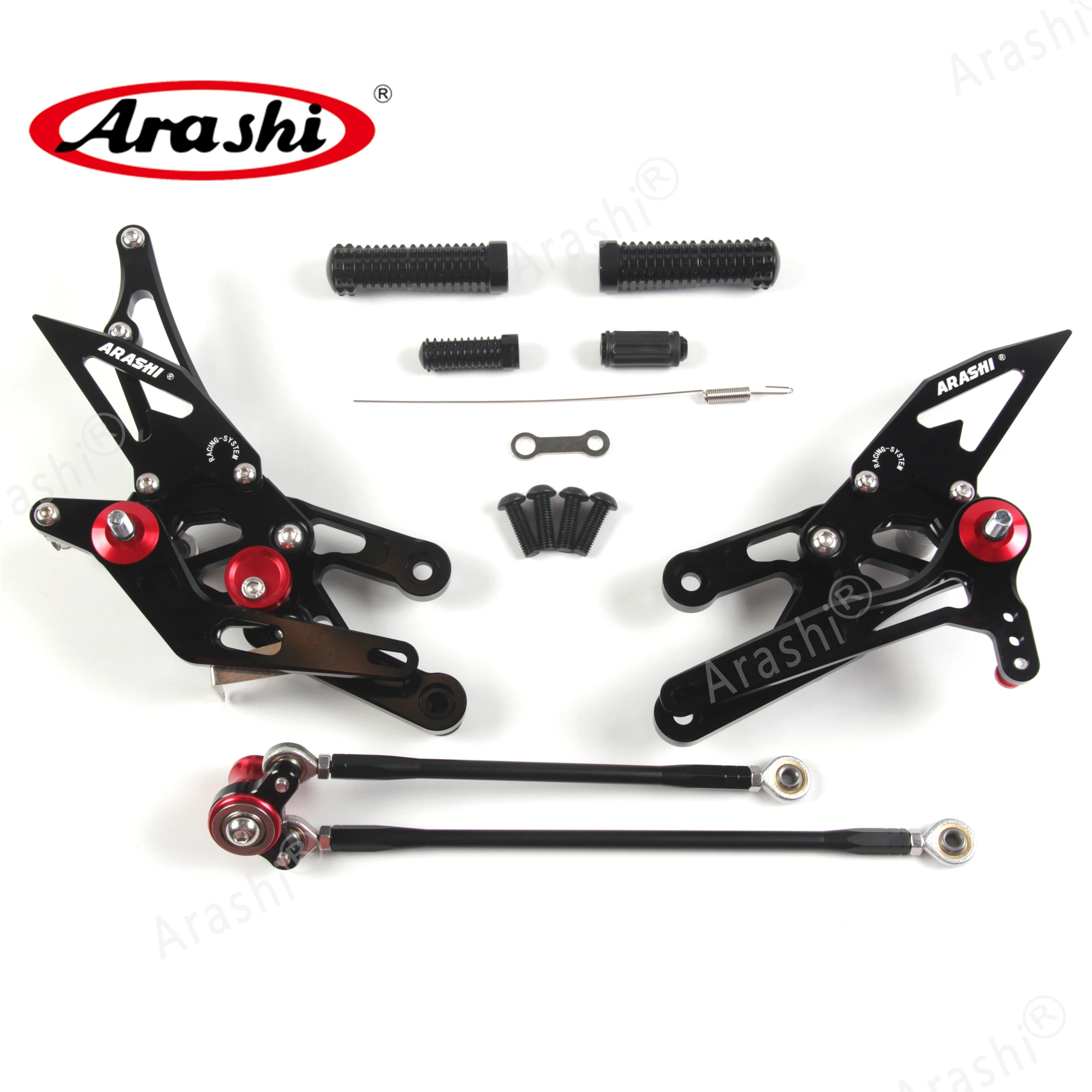 

Ship From Europe CBR1000RR 04-07 / CBR600RR 03-06 Arashi CNC Adjustable Footrest For HONDA CBR1000 CBR600 Foot Pegs Rearset